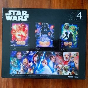 NIB Star Wars puzzle bundle